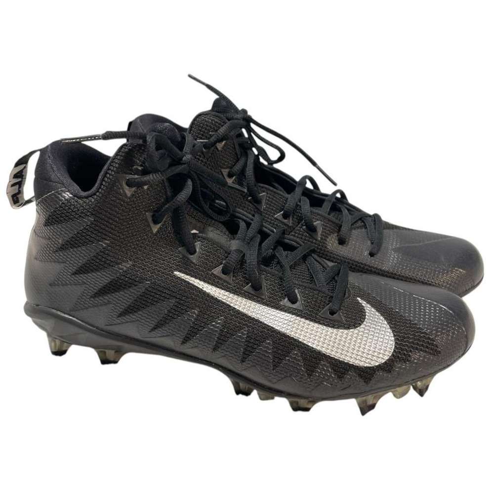 Nike Vapor‎ Untouchable Elite football cleats in black and white - US 10.5